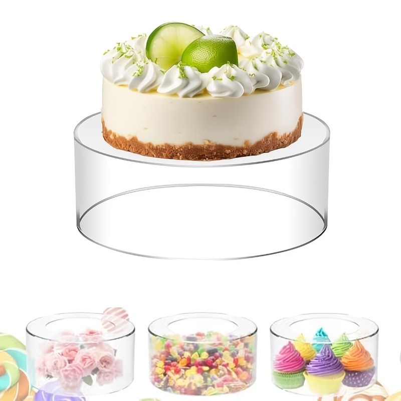 2/3 Pcs Acrylic Clear Cake Sta - Display Risers Set recension och pris