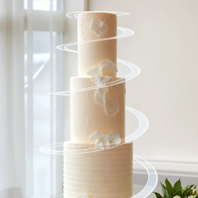Cake Spiral Tiered Stand Pastr - Display Risers Set recension och pris