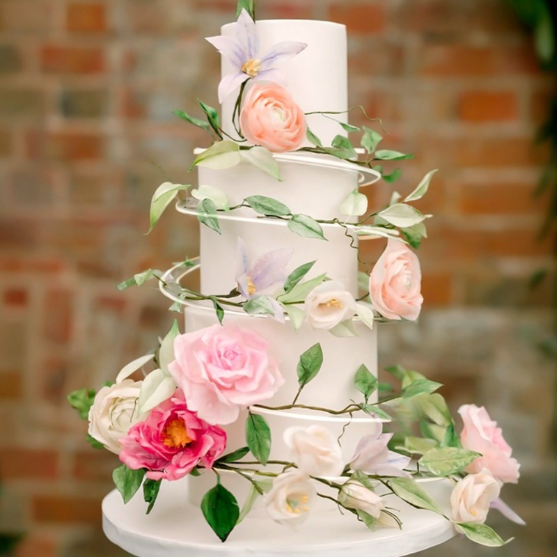 Cake Spiral Tiered Stand Pastr - Display Risers Set recension och pris