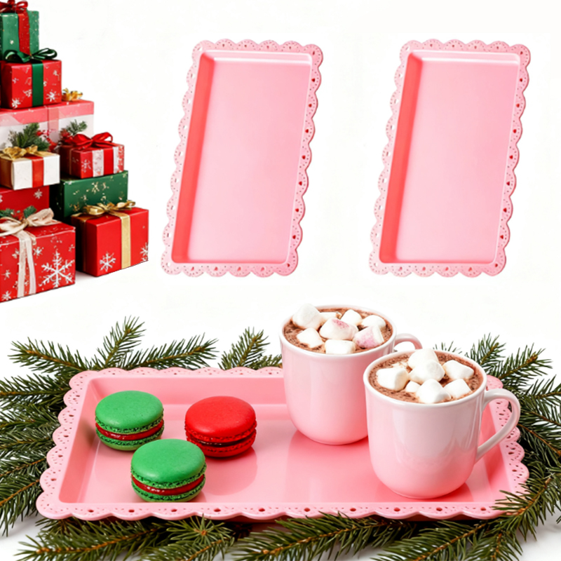 2/5pcs Luxury Pink Cake Rack D - Display Risers Set recension och pris
